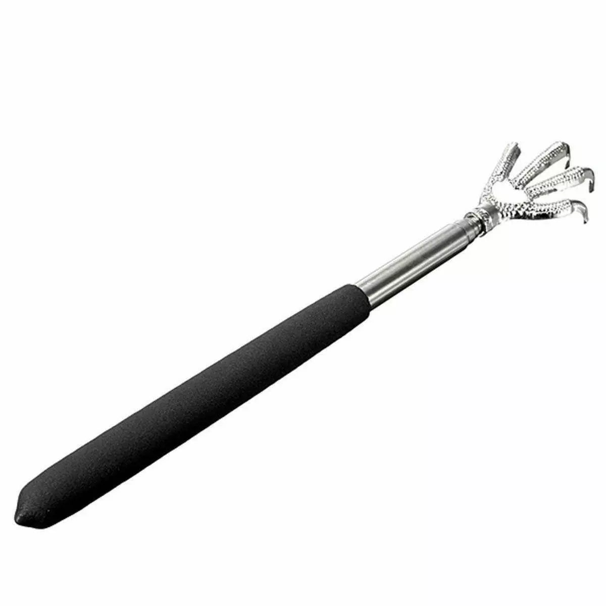 Extendable Back Scratcher Metal Telescopic Eagle Claw Portable Black Massager UK