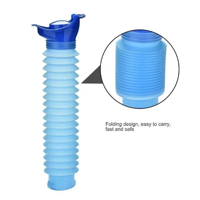 Portable 750ml Urinal Pee Bottle Camping Travel Spill proof Lid Emergency Urinal