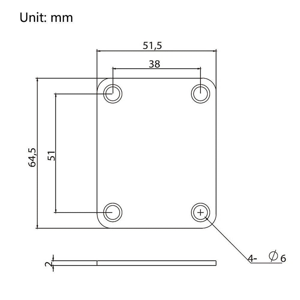 Electric Guitar Bass Neck Plate Screws Fender Stratocaster Telecaster Tele Strat