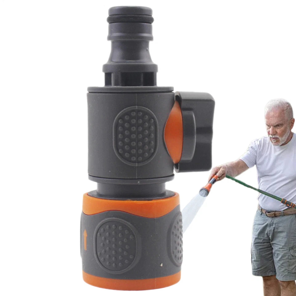 Hose Pipe Connector Water Watering Garden Fitting Spray Hoselock Shut Off Valve